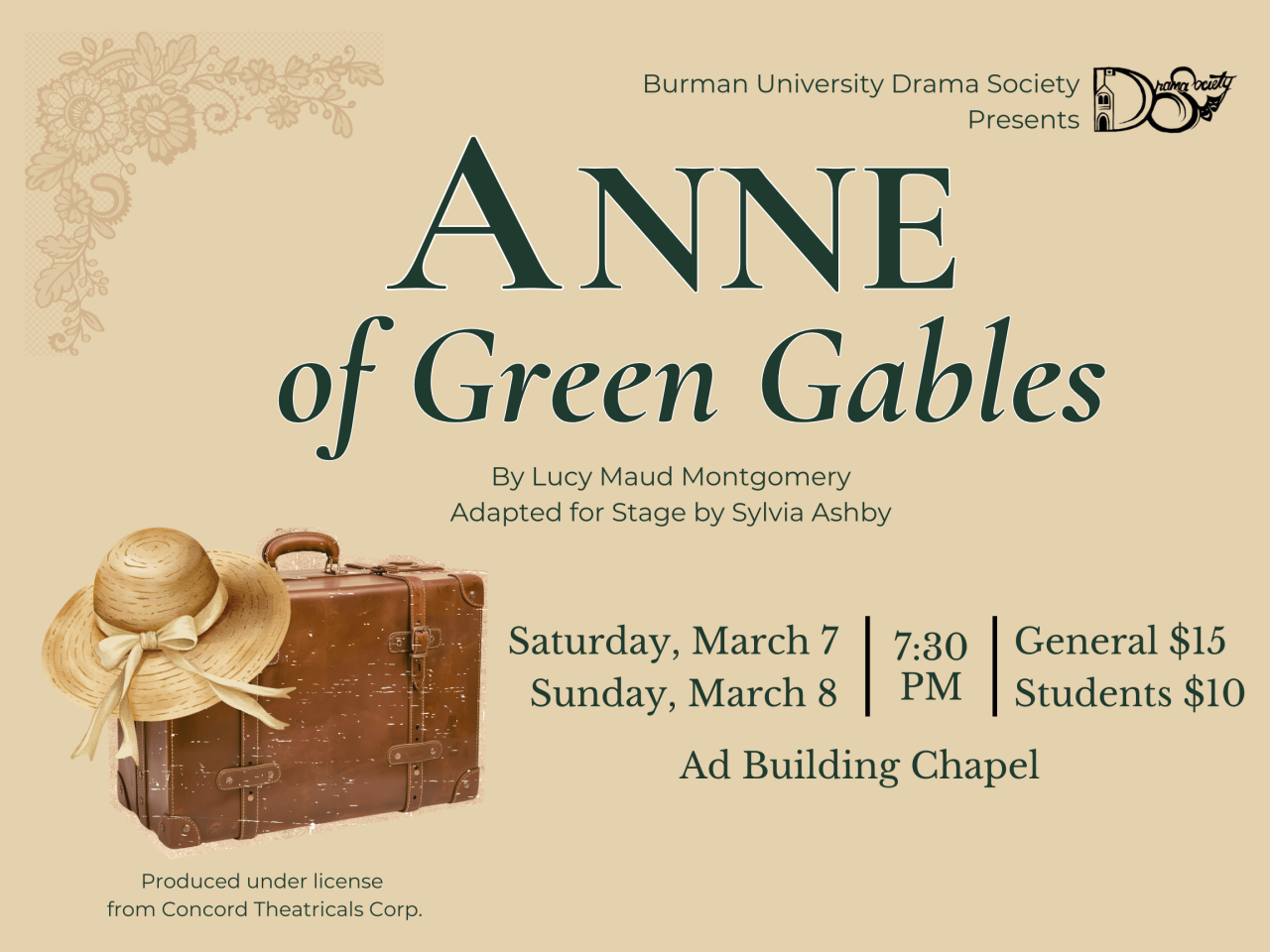 Drama Society - Anne of Green Gables